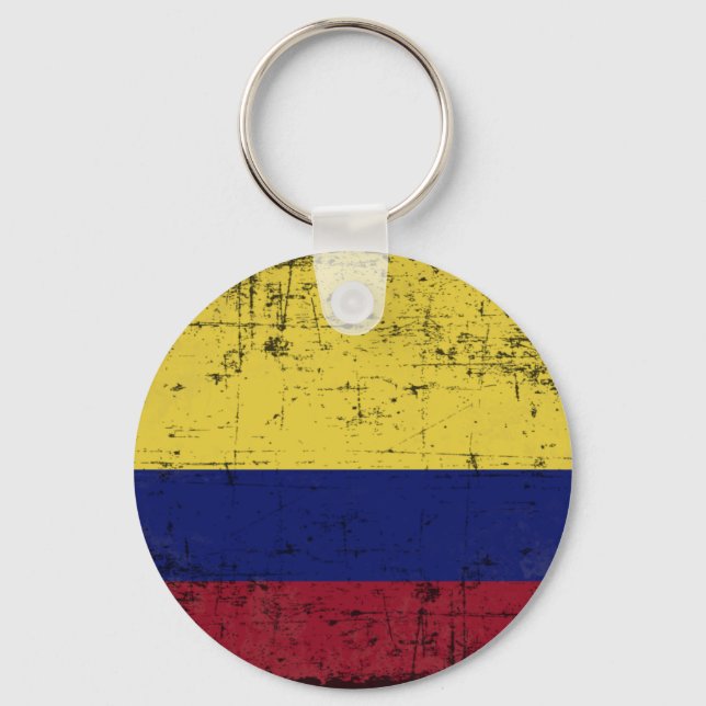 Bandeira da Kolumbien Schlüsselanhänger (Vorderseite)