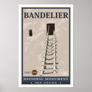 Bandelier nationales Monument 1 Poster