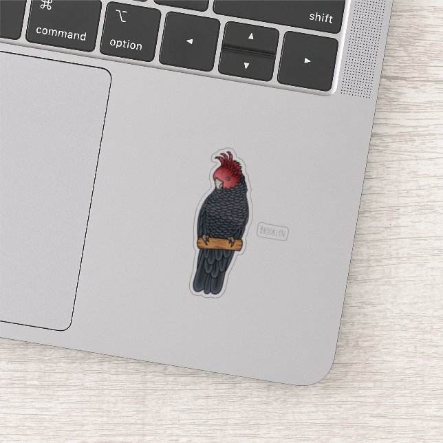 Bandenvogel-Cartoon Aufkleber (Ausschnitt)