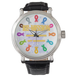 Bänder für Krebserkrankungen Armbanduhr