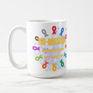 Bänder für Krebserkrankungen Kaffeetasse