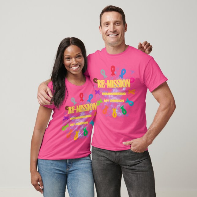 Bänder für Krebserkrankungen T-Shirt (Unisex)