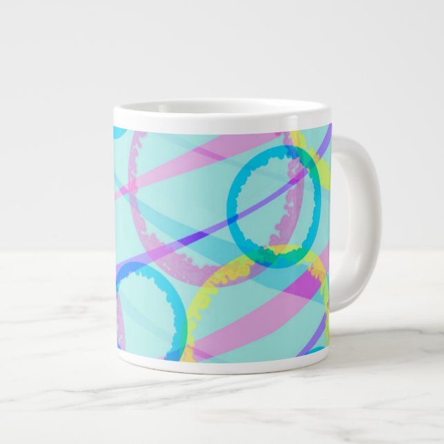 Bänder Jumbo-Tasse (Vorderseite Rechts)