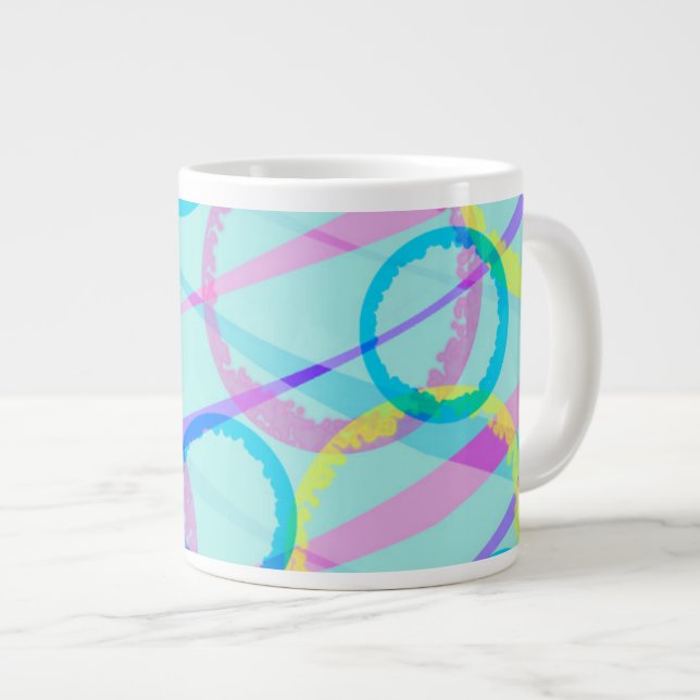 Bänder Jumbo-Tasse (Vorderseite Rechts)