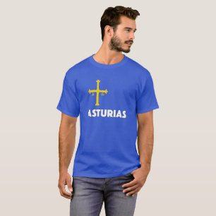 Bandera De Asturien Camiseta - Asturien-Flagge T-Shirt
