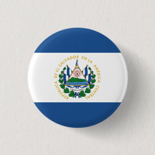 Bandera de El Salvador Button