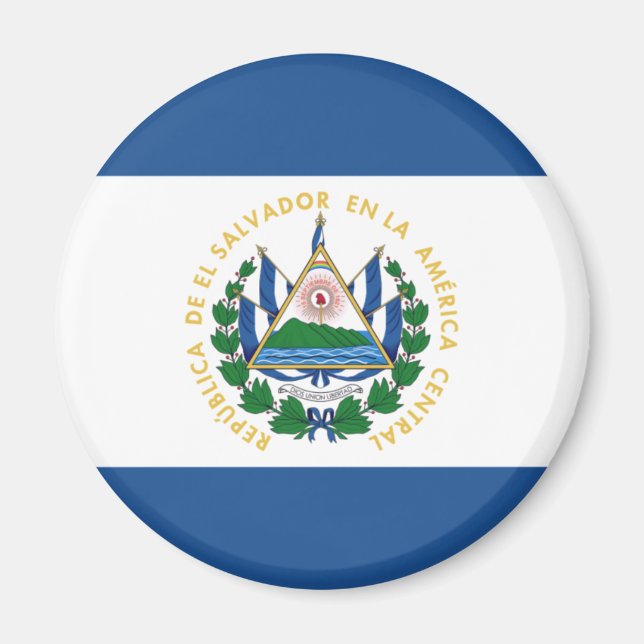 Bandera de El Salvador Magnet (Vorne)