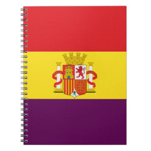 Bandera de la República Española Notizblock