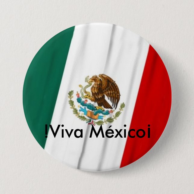 Bandera de México Button (Vorderseite)