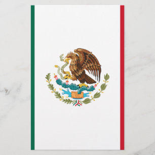 Bandera de México - Flagge Mexikos - mexikanische Briefpapier