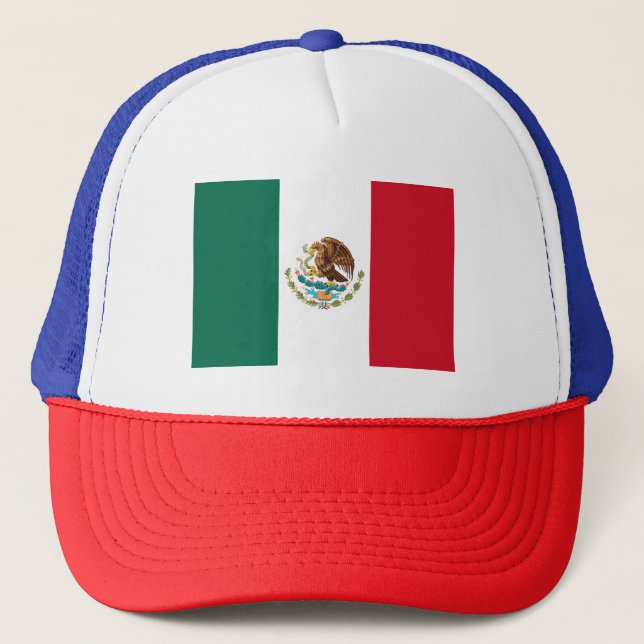 Bandera de Mexico National flagge Mexicanos Truckerkappe (Vorderseite)