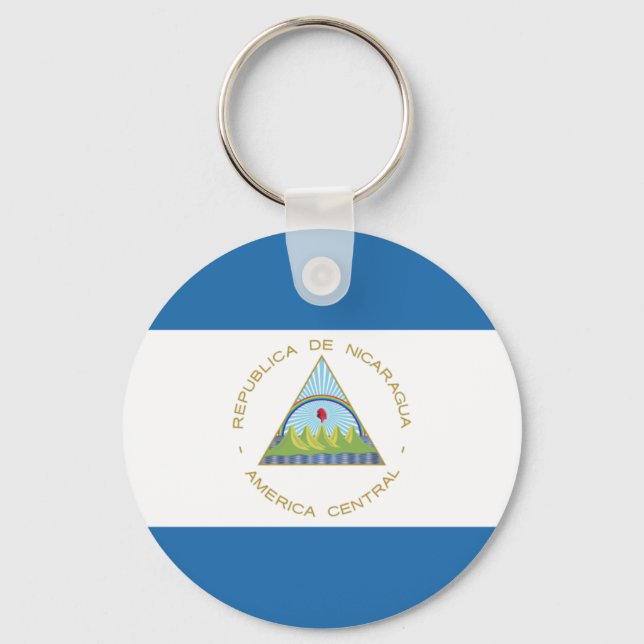 Bandera de Nicaragua Schlüsselanhänger (Vorderseite)
