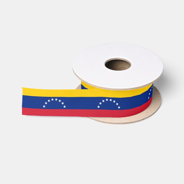 Bandera de Venezuela - Flagge Venezuelas  Satinband (Spule)