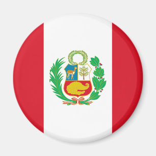 Bandera del Peru - Flagge Perus Magnet