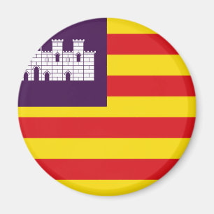 Bandera Islas Balearen - die Flaggen-Balearischen Magnet