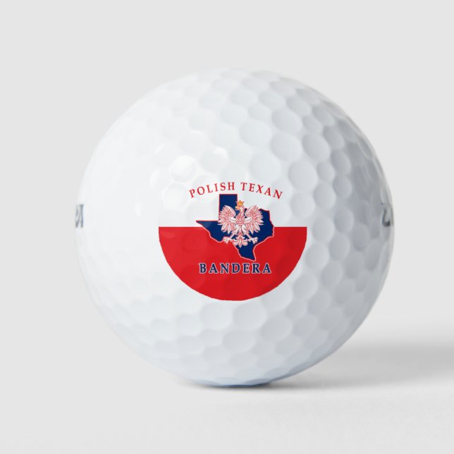 Bandera Polish Texan Golfball (Vorderseite)