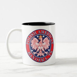 Bandera Texas Polnischer Adler Zweifarbige Tasse