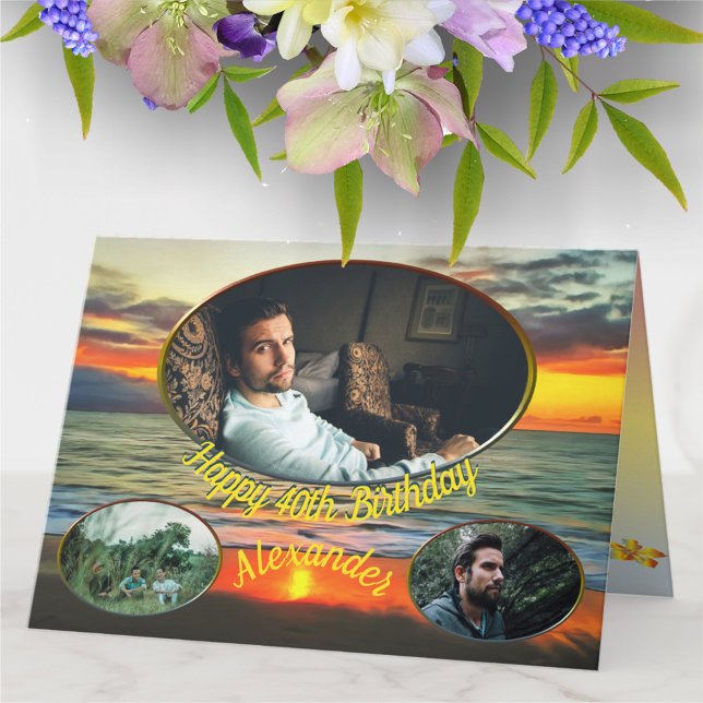 Banderas Bay Birthday Sunset 1738 Karte (Von Creator hochgeladen)