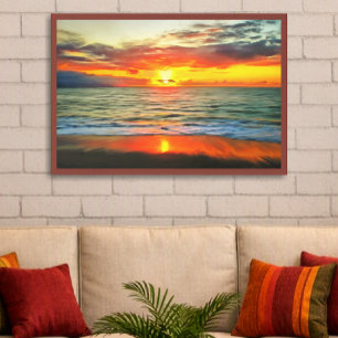 Banderas Bay Sunset 1738 Art Print Poster