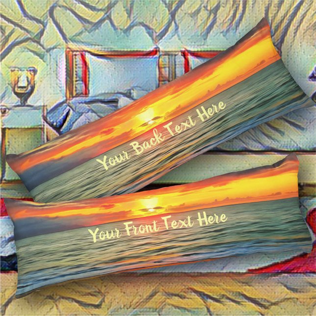 Banderas Bay Sunset 1738 Seitenschläferkissen (Von Creator hochgeladen)