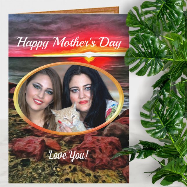 Banderas glücklich Muttertag Sonnenuntergang 914 Karte (Von Creator hochgeladen)