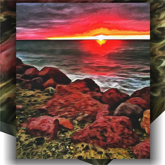 Banderas Rocky Sunset 914 Art Leinwanddruck (Von Creator hochgeladen)