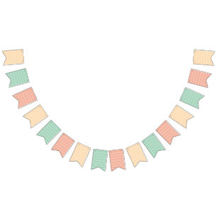 Banderole de bunting en forme de queue fourchue ra