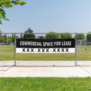 Banderole de clôture d'espace commercial à louer p