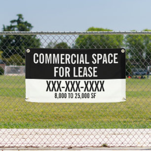 Banderole de clôture d'espace commercial à louer p