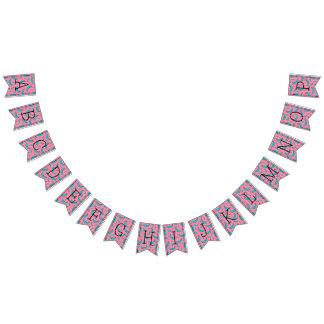 Banderole de fanions à motif de banane
