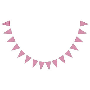 Banderole de fête Guirlande Rose Festive