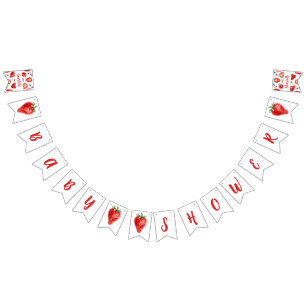 Banderole de guirlande personnalisée pour Baby Sho
