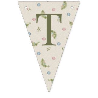 Banderole de guirlande pour Baby Shower de jumeaux