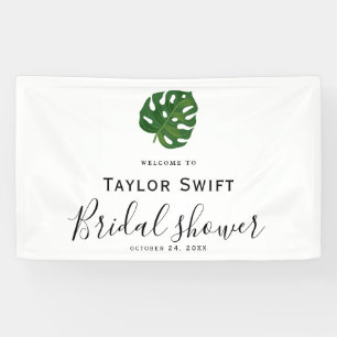 Banderole de Réception de Mariage aux Palmiers Tro