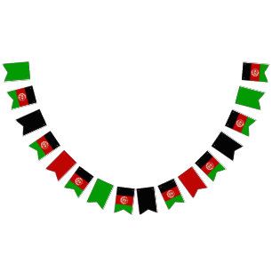 banderole du drapeau afghan