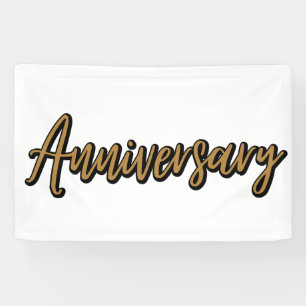 Banderole en vinyle 2,5x4 pour anniversaire de mar
