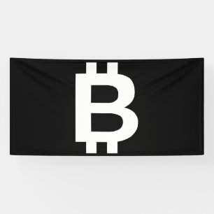 Banderole en vinyle Bitcoin B Cool 4x8