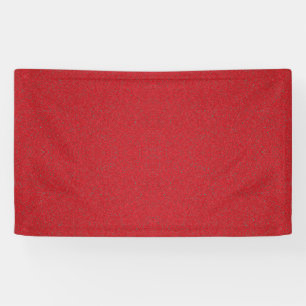 Banderole personnalisée rouge tomate texturée