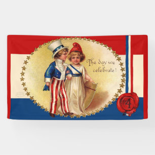 Banderoles 1906 4 juillet Le Jour où nous célébrons