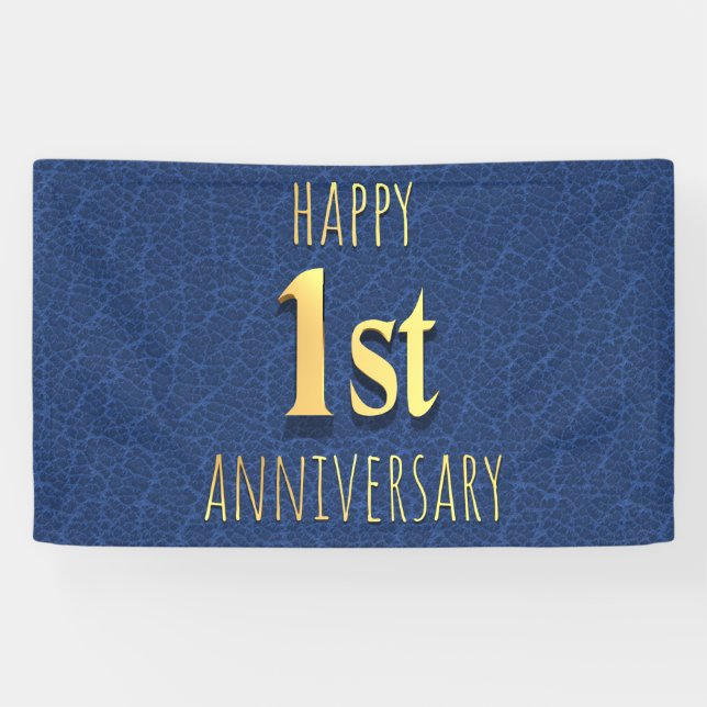 Banderoles 1er anniversaire (Horizontal)