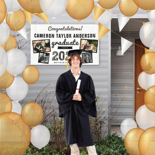 Banderoles 2024 Graduate Bold Croquis 4 Photo Graduation Part