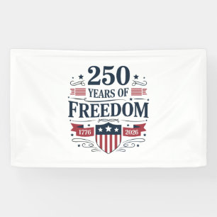 Banderoles 250 Ans De Liberté 1776 2026 250e 4 Juillet