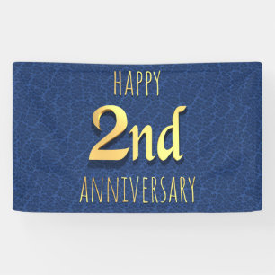 Banderoles 2e anniversaire
