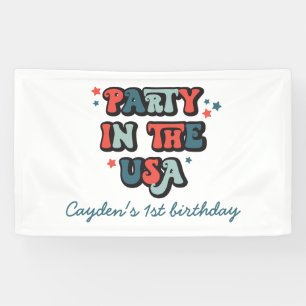 Banderoles 4 juillet Fête d'anniversaire aux Etats-Unis