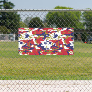 Banderoles 4 juillet, Jour de l'Indépendance, Camouflage Or