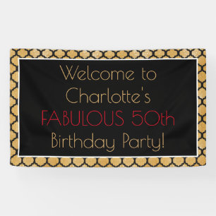 Banderoles 50e anniversaire de la fête