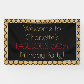 Banderoles 50e anniversaire de la fête