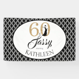 Banderoles 60 et Sassy Custom 60e anniversaire