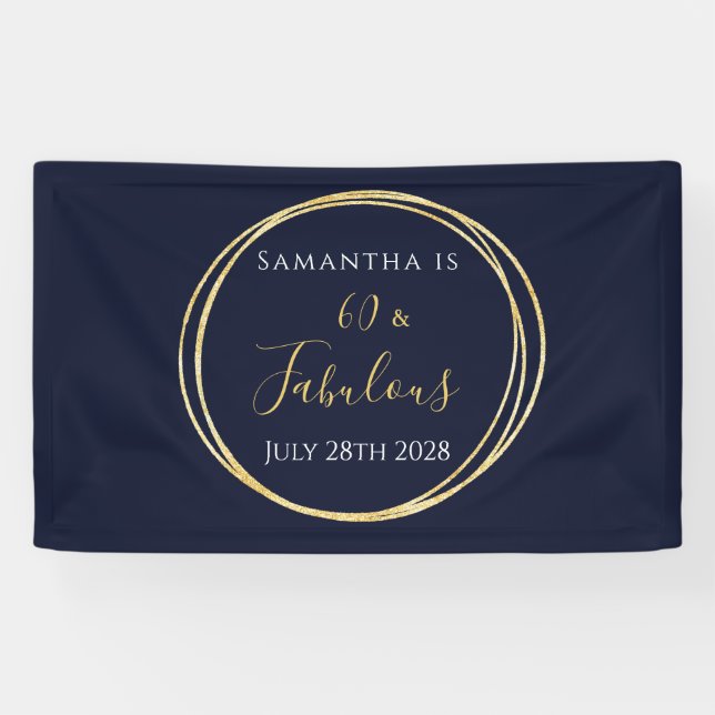Banderoles 60e anniversaire de la Marine (Horizontal)
