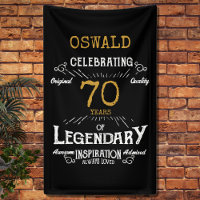 70e anniversaire Legendary Black Gold Retro